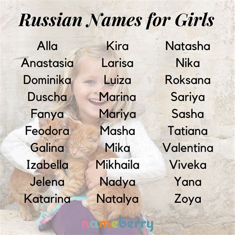 beautiful russian names